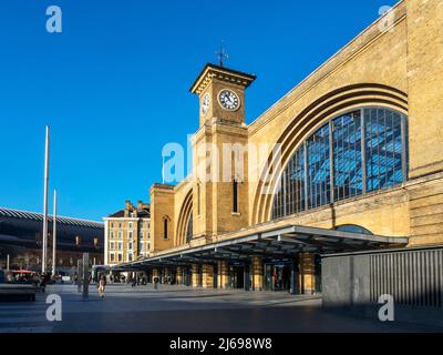 Kings Cross Station, London, England, Vereinigtes Königreich Stockfoto