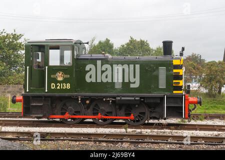 Ein Besuch der Midland Railway, Butterley. Stockfoto