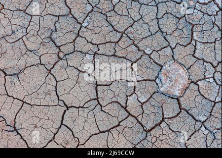 Mehrfarbige Muster auf geothermaler Fläche, Island Stockfoto