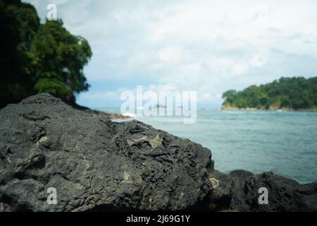 Manuel Antonio Coastline Nationalpark in Costa Rica Stockfoto
