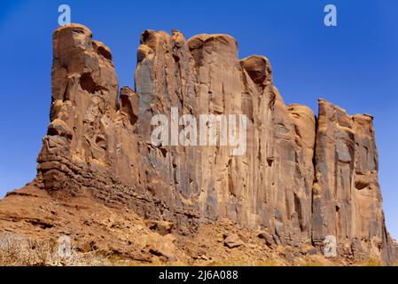 Monument Valley - Camel Butte Stockfoto