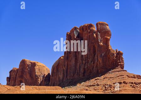 Monument Valley - Camel Butte Stockfoto