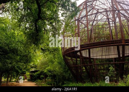 Pease Park, Austin, Texas, mit neuem Baumhaus Stockfoto