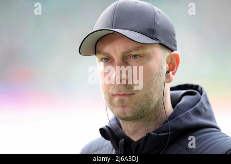 Deutschland. 29. Apr, 2022. firo : 29.. April 2022, Fuvuball, Fußball, 2. Bundesliga, Saison 2021/2022, Werder Bremen - Holstein Kiel Werder-Coach Ole Werner Portrait Credit: dpa picture Alliance/Alamy Live News Stockfoto