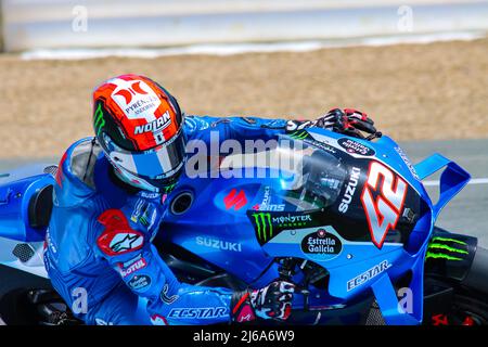 MotoGP, freies Training, 42 Alex Rins Stockfoto