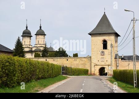 Iași in der Provinz Moldawien, Nordrumänien, wichtige Universitätsstadt: Das Kloster Cetatuia (Cetățuia) Stockfoto