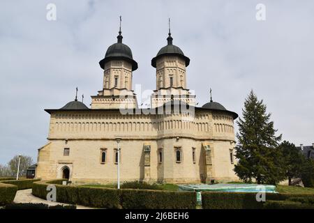 Iași in der Provinz Moldawien, Nordrumänien, wichtige Universitätsstadt: Das Kloster Cetatuia (Cetățuia) Stockfoto