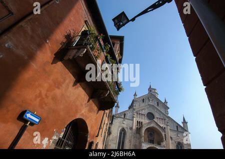 Verona, Italien 14/10/2005: Historisches Zentrum. © Andrea Sabbadini Stockfoto