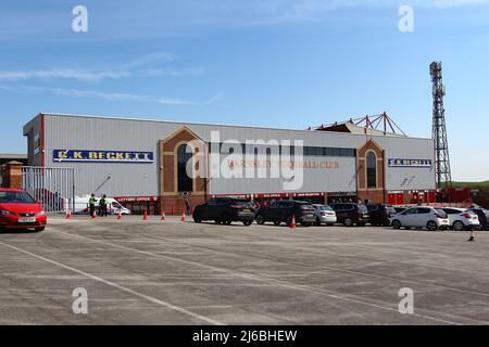 Oakwell, Barnsley, England - 30.. April 2022 Allgemeine Ansicht von Oakwell - vor dem Spiel Barnsley gegen Preston N.E., Sky Bet EFL Championship 2021/22, in Oakwell, Barnsley, England - 30.. April 2022 Credit: Arthur Haigh/WhiteRoseFotos/Alamy Live News Stockfoto