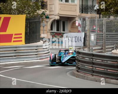 Monaco. 30. April 2022. Auto - Formel E - Monaco ePrix - 2022 Credit: Nderim Kaceli/Alamy Live News Stockfoto