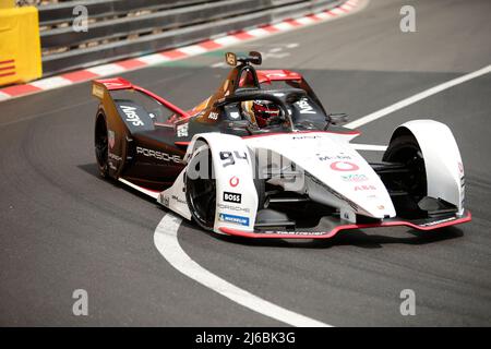 Monaco. 30. April 2022. Auto - Formel E - Monaco ePrix - 2022 Credit: Nderim Kaceli/Alamy Live News Stockfoto