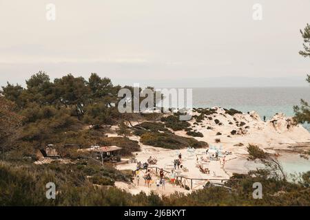 Kavourotripes Beach Chalkidiki Griechenland Stockfoto