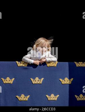 Prinz Gabriel von Schweden am 30. April 2022 im Königlichen Palast in Stockholm anlässlich des 76.. Geburtstages von König Carl Gustaf Foto: Albert Nieboer / Netherlands OUT / Point de Vue OUT Stockfoto