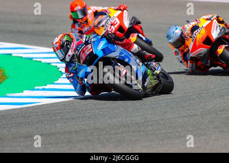 MotoGP, Qualifikation, 42 Alex Rins Stockfoto