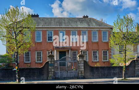 William Wordsworths Geburtshaus und Elternhaus, Wordsworth House, Main Street, Cockermouth, Lake District, Cumbria Stockfoto