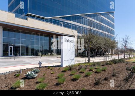 Austin, Texas, USA - 18. März 2022:tatsächlich Hauptsitz in Austin, Texas, USA. Stockfoto