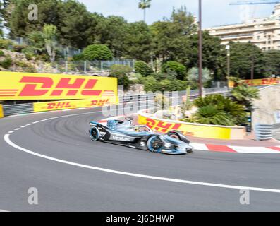 Stoffel Vandorne von Mercedes EQ beim Monaco ePrix 2022, dem Treffen der ABB FIA Formel-E-Weltmeisterschaft 2021-22 4., auf dem Circuit de Monaco von Monaco aus Stockfoto