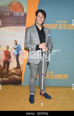 Schauspieler Bruce Horak nimmt an der Star Trek Strange New Worlds NYC