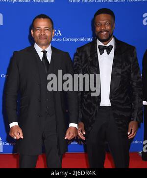 Mario Van Peebles und Chris Tucker kommen zum 2022 White House Correspondenten' Dinner, das am 30. April 2022 im Washington Hilton Hotel in Washington, D.C. stattfand © Tammie Arroyo / AFF-USA.com Stockfoto