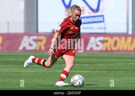 Giada Greggi von Roma während des Halbfinalmatches 2021/2022 zwischen AS Roma und Empoli im Tre Fontane-Stadion in Rom, Italien, 30.. April 2022. Fotografo01 Stockfoto