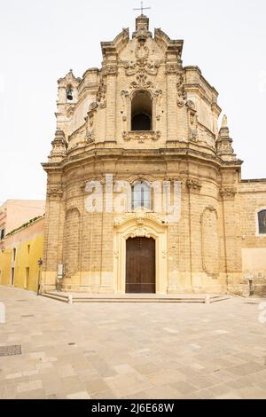 Kirche des heiligen Josef (Giuseppe), (erbaut 1758), Nardo, Salento. Apulien. Italien. Stockfoto