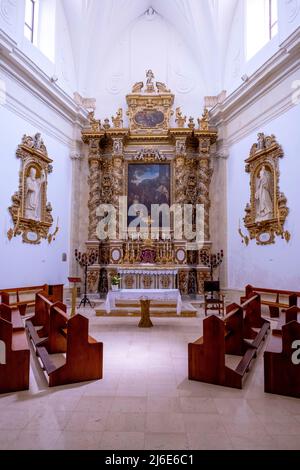 Barockkapelle. Kathedrale Santa Maria Assunta von Nardò; Salento; Apulien, Italien. Die heutige Kathedrale steht wahrscheinlich auf der Stelle eines byzantinischen chur Stockfoto