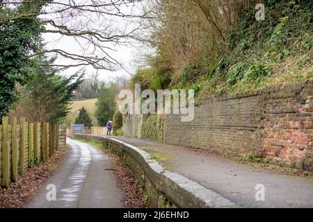 Die stilllegte Midford Station in der Nähe von Bath, Somerset, Großbritannien Stockfoto