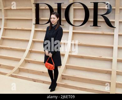 Die südkoreanische Schauspielerin Han Ye-ri nimmt am 30. April 2022 an einem Fotoaufruf für die Herbst 2022-Kollektion von Dior in Seoul, Südkorea, Teil. (Foto b Lee Young-ho/Sipa USA) Stockfoto