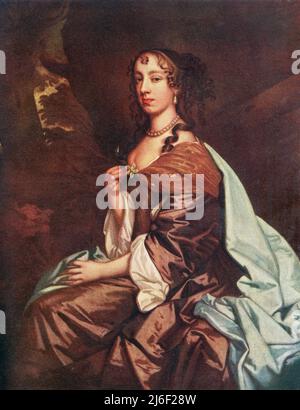 Louise Renée de Penancoët de Kéroualle, Herzogin von Portsmouth, 1649 – 1734. Herrin von Karl II. Von England. Von The Connoisseur Illustrated, Sept-Dez 1916. Stockfoto