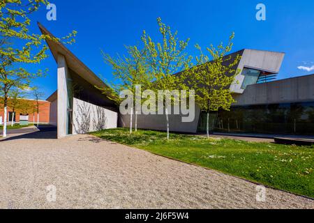 Feuerwache entworfen von der Architektin Zaha Hadid. Vitra Campus, weil am Rhein, Deutschland. Stockfoto