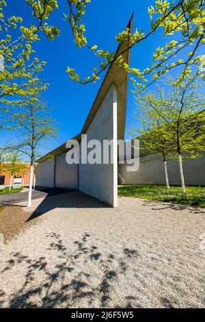 Feuerwache entworfen von der Architektin Zaha Hadid. Vitra Campus, weil am Rhein, Deutschland. Stockfoto