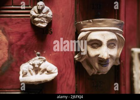 Das Sir John Soane's Museum ist ein Hausmuseum, das sich neben Lincoln's Inn Fields in Holborn, London, befindet Stockfoto