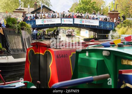 Canalway Cavalcade - Inland Waterways Association, Little venice, westminster, london, england Stockfoto