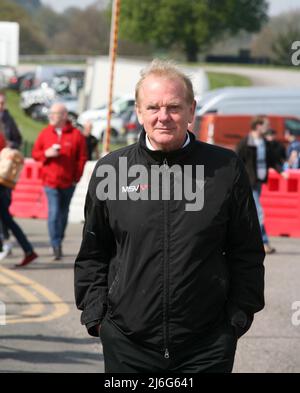 Jonathan Palmer Besitzer von Motor Sport Vision und ehemaliger Formel-1-Grand-Prix-Fahrer und BBC-TV-Kommentator Stockfoto