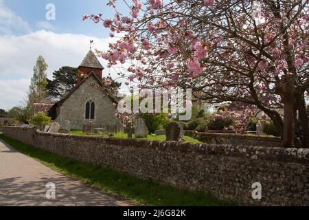 Earnley Pfarrkirche, Chichester, West Sussex, England Stockfoto