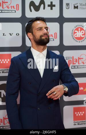 Madrid. Spanien. 20220501, Jesus Castro nimmt am 1. Mai 2022 an den Platino Awards 2022 - Roter Teppich im Palacio Municipal de Congresos in Madrid, Spanien Teil. Quelle: MPG/Alamy Live News Stockfoto