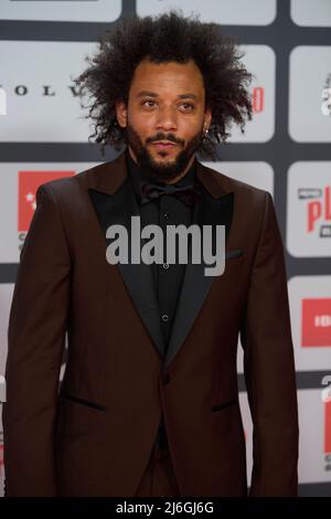 Madrid. Spanien. 20220501, Marcelo Vieira nimmt am 1. Mai 2022 an den Platino Awards 2022 - Red Carpet im Palacio Municipal de Congresos in Madrid, Spanien Teil. Quelle: MPG/Alamy Live News Stockfoto