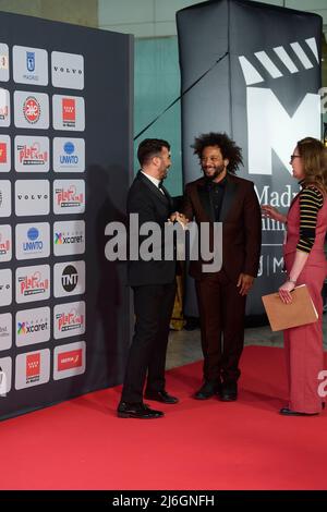 1. Mai 2022, Madrid, Madrid, Spanien: Marcelo Vieira nimmt am 1. Mai 2022 an den Platino Awards 2022 - Roter Teppich im Palacio Municipal de Congresos in Madrid, Spanien Teil (Bildquelle: © Jack Abuin/ZUMA Press Wire) Stockfoto