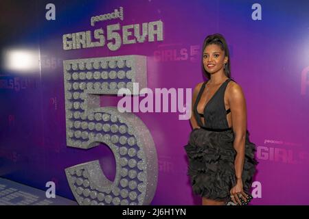 Renée Elise Goldsberry nimmt an der Premiere der „Girls5eva“-Saison 2 im Roxy Hotel in New York City Teil. Stockfoto