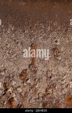 Nahtlose Struktur aus rostfreiem Eisen oder Beton. Grunge Hintergrundmuster. Hochwertige Fotos Stockfoto