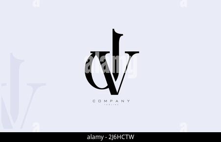 Alphabet Buchstaben Initialen Monogramm Logo Stock Vektor