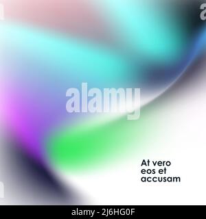 Fließende Farben Hintergrundvektordarstellung Stock Vektor