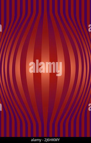 Op Art Illusion Muster. Abstrakter Hintergrund für Verzerrungen Stock Vektor