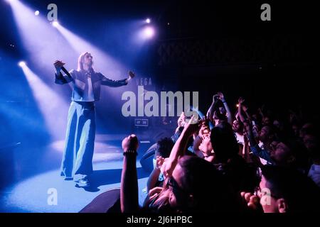 Kopenhagen, Dänemark. 01., Mai 2022. Der estnische Rapper Tommy Cash spielt ein Live-Konzert im VEGA in Kopenhagen. (Foto: Gonzales Photo - Peter Troest). Kredit: Gonzales Foto/Alamy Live Nachrichten Stockfoto