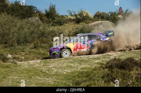 Gontim, Portugal - 01. Mai 2022: Craig BREEN (IRL), Paul Nagle (IRL), M-SPORT FORD WORLD RALLY TEAM, Ford Puma Rally1, Action während eines Testtages für WRC Stockfoto