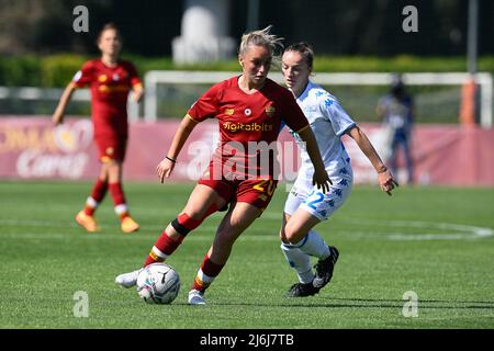 Giada Greggi von AS Roma beim Halbfinale des italienischen Fußballpokals im Stadio Tre Fontane, Roma gegen Empoli am 30. April 2022 in Rom, Italien. (Foto von AllShotLive/Sipa USA) Stockfoto