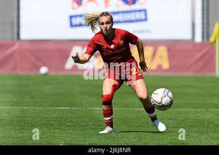 Giada Greggi von AS Roma beim Halbfinale des italienischen Fußballpokals im Stadio Tre Fontane, Roma gegen Empoli am 30. April 2022 in Rom, Italien. (Foto von AllShotLive/Sipa USA) Stockfoto