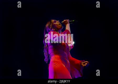 Margherita Vicario, Sängerin während Margherita Vicario schließt ihre TOUR CLUB 2022 am Atlantik in Rom, italienische Sängerin Musikkonzert in Rom, Italien, April 30 2022 Stockfoto