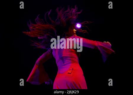 Margherita Vicario, Sängerin während Margherita Vicario schließt ihre TOUR CLUB 2022 am Atlantik in Rom, italienische Sängerin Musikkonzert in Rom, Italien, April 30 2022 Stockfoto
