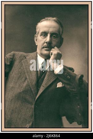PUCCINI Vintage Retro Porträt von Giacomo Puccini, Komponist (1858-1924). Foto von Attilio Badodi, Mailand, 1924. Stockfoto